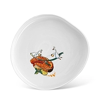 Фарфоровая тарелка 27,5 см Bon appetit