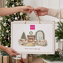 Пакет бумажный 40х30х12 см Christmas eve арт. 08540