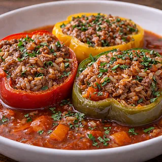Фаршированные перцы: классический рецепт