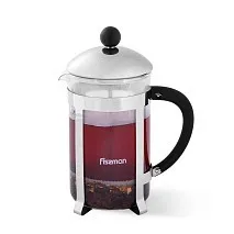 Френч-пресс из нержавеющей стали со стеклянной колбой 1 л Freddo