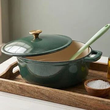 Кастрюля 6,62 л / 30 см Le Mans Green (эмалированный чугун)