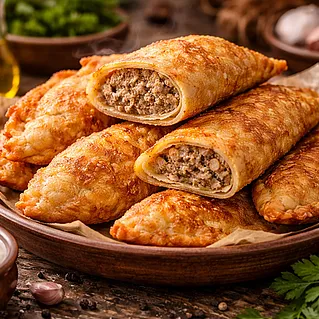 Чебуреки с фаршем: домашний рецепт