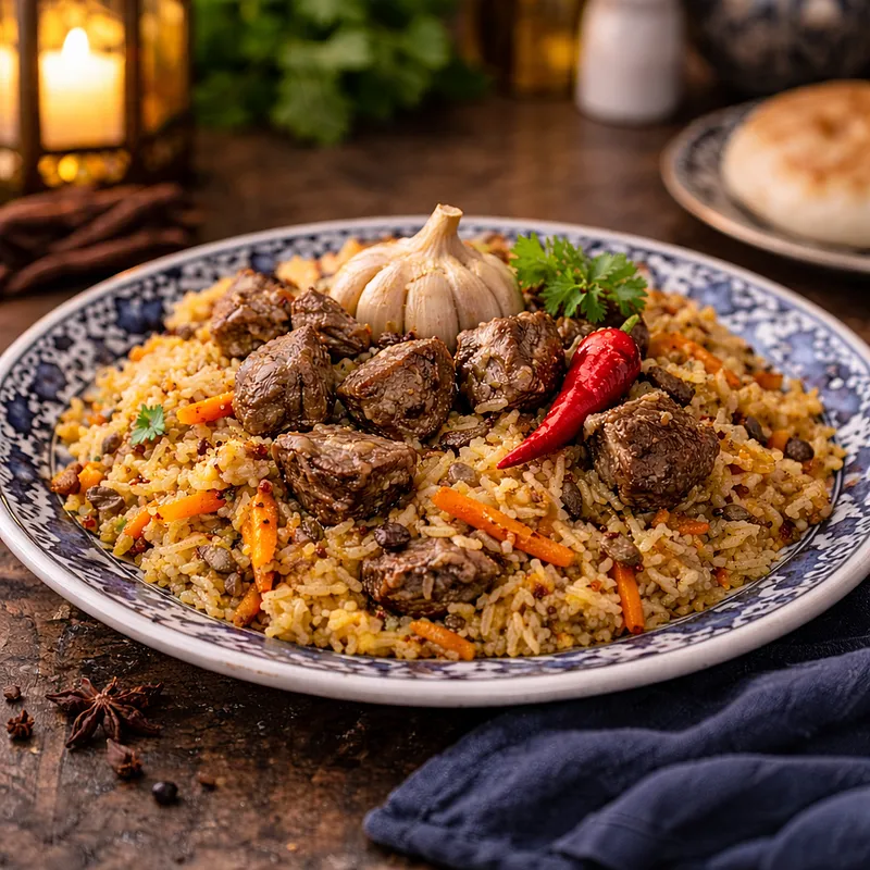 Плов с бараниной: настоящий восточный рецепт