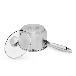 Ковш индукционный 16 см / 2,1 л с крышкой Felina (нерж. сталь)
