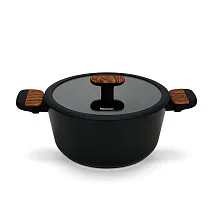 Кастрюля антипригарная 24 см / 4,43 л индукция Feorella