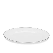 Фарфоровое овальное блюдо 29,5 х 21,5 см Platinum