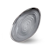 Тарелка фарфоровая 21 см Elegante gray арт. 13451
