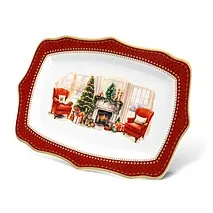 Фарфоровое блюдо 28 х 19 см Christmas eve арт. 16034