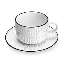 Чайная пара 250 мл (фарфор) Art deco