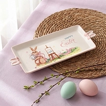 Блюдо прямоугольное 35,5 см (доломит) Easter арт. 0436