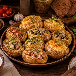 Крошка-картошка: рецепт с разными начинками