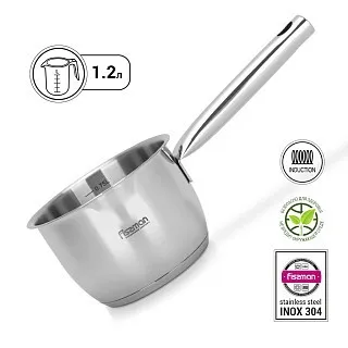 Ковш из нержавеющей стали 14 см / 1,2 л Leda