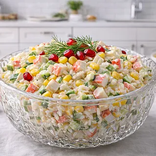 Крабовый салат: рецепт на все времена 