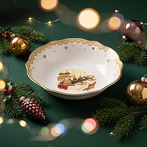 Салатник фарфоровый 15,5 х 5 см Christmas eve арт. 13334