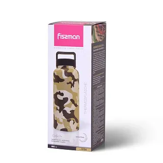 Стальной термос 880 мл миллитари дизайн