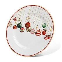 Тарелка фарфоровая 19 см Christmas balls арт. 16082
