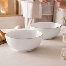 Набор из 2-х фарфоровых салатников 20 см / 1,6 л Floree