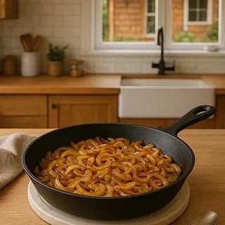 Лук на сковороде: рецепт золотистого и ароматного лука