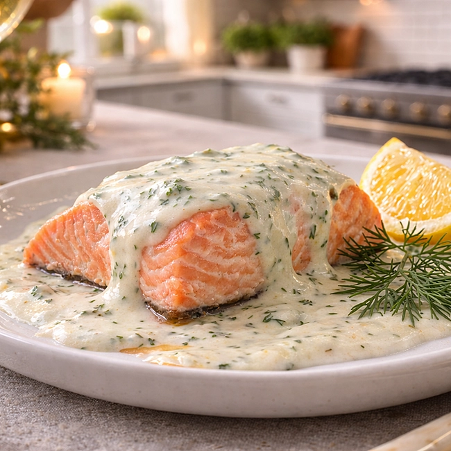 Филе горбуши в сливочном соусе: рецепт для праздничного стола