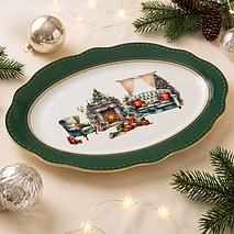 Фарфоровое блюдо 36 х 24,5 см Christmas eve арт. 13759