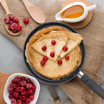 Сковорода блинная с антипригарным покрытием 22 см индукция Velia