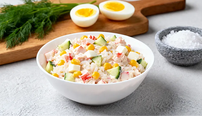 Крабовый салат: рецепт на все времена
