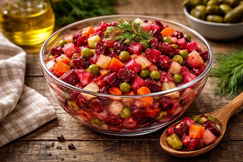 Винегрет: домашний рецепт пошагово