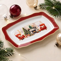 Фарфоровое блюдо 28 х 19 см Christmas eve арт. 16034