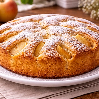 Шарлотка: рецепт с яблоками и ванилью