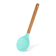Шумовка силиконовая 33,5 см с деревянной ручкой Essential