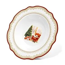 Глубокая тарелка 22 см из фарфора Christmas eve арт. 16028