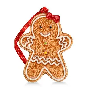 Елочная игрушка из доломита 7 х 5 см "Печенье" арт. 0416