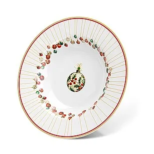 Тарелка глубокая 21,5 см (фарфор) Christmas balls