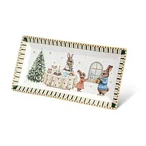 Блюдо сервировочное 30,5 х 15 см (фарфор) Miracle арт. 16010