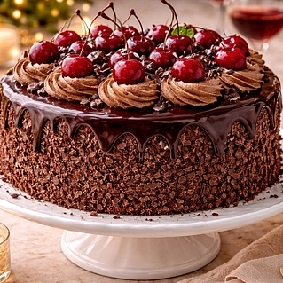 Торт «Пьяная вишня» с сочным бисквитом и мягкой вишней