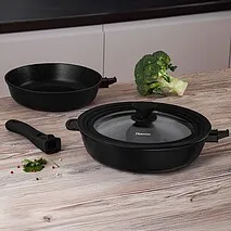 Сковороды со съемной ручкой 24 / 28 см Cook pro