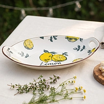Блюдо фарфоровое 26,5 см Limoncello