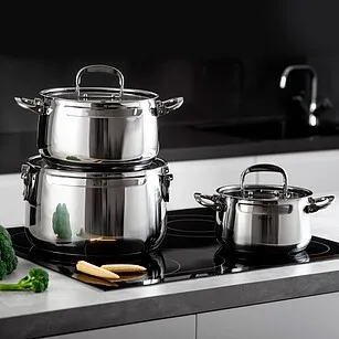 Набор посуды из нержавеющей стали 6 пр. Iron elegance