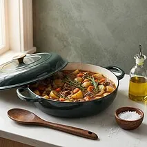 Жаровня 30 см / 3,3 л - эмалированный чугун Le Mans Green