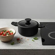 Кастрюля алюминиевая для индукционных плит 20 см / 2,8 л Adelina