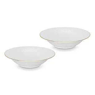 Тарелки глубокие 21,5 см / 2 шт (костяной фарфор) Noemi арт. 13940