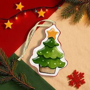 Елочная игрушка "Ёлка" арт. 0422