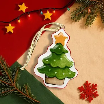 Елочная игрушка &quot;Ёлка&quot; арт. 0422