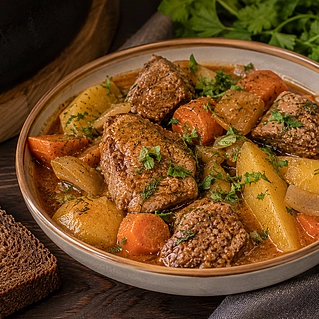 Жаркое по-деревенски: рецепт с картошкой и мясом
