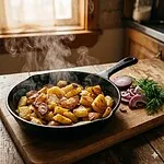 Рецепт картошки на сковороде: хрустящая снаружи и мягкая внутри