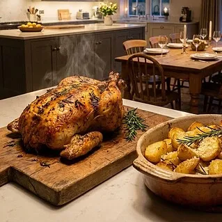 Курица в духовке: рецепт с золотистой корочкой и сочным мясом