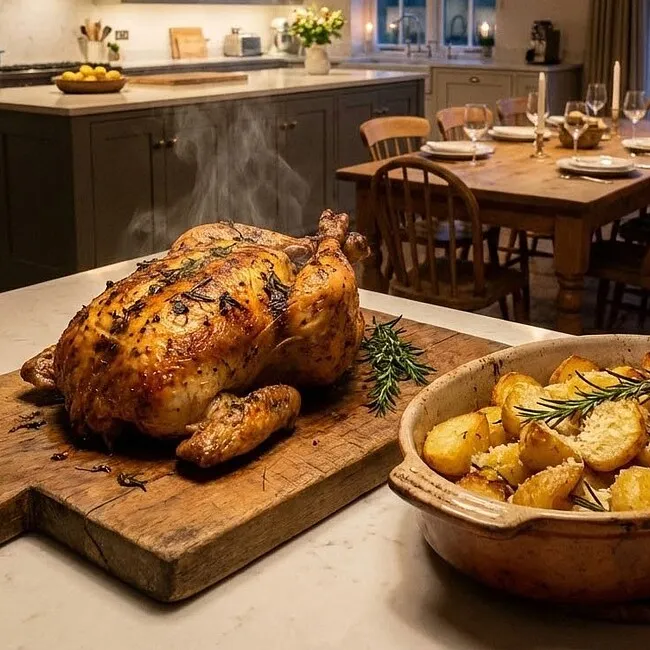 Курица в духовке: рецепт с золотистой корочкой и сочным мясом