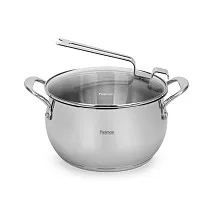 Кастрюля из нержавеющей стали 4,5 л / 22 см для индукционных плит Vita