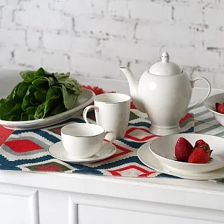 Блюдо овальное сервировочное 35 х 21 см из фарфора Aleksa