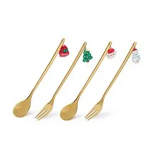 Набор десертных столовых приборов 4 пр. Сhristmas арт. 3068